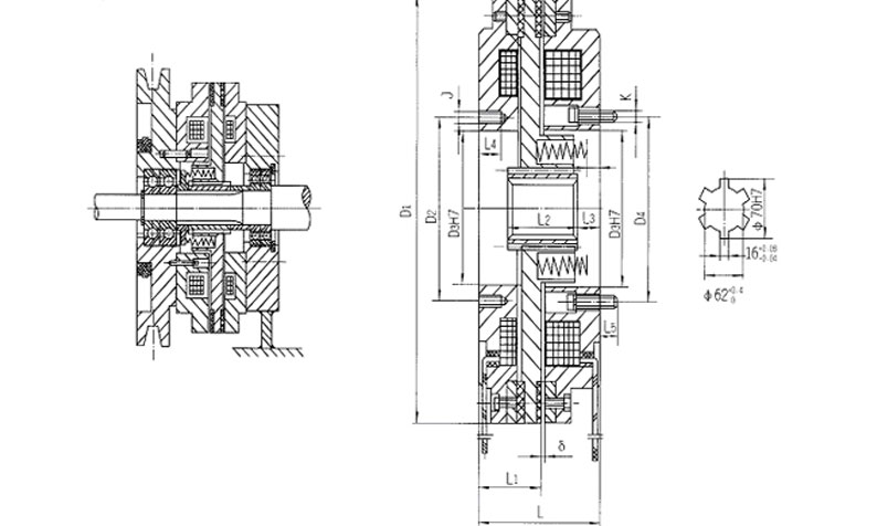 DLZ4電磁離合制動器
